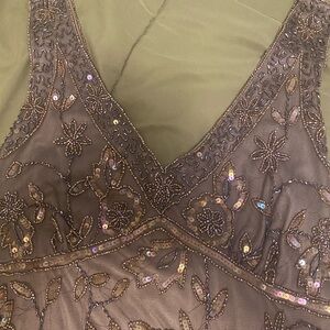 Full length sequin elegant gown